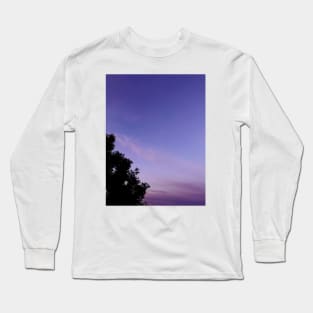 𝘗𝘶𝘳𝘱𝘭𝘦 𝘚𝘶𝘯𝘴𝘦𝘵 𝘚𝘬𝘺 Long Sleeve T-Shirt